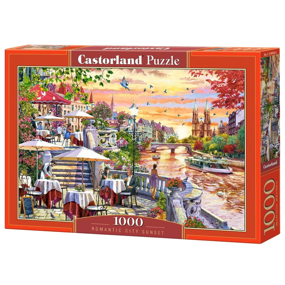 SKADAT Castorland - Romantic City Sunset 1000 Bitar