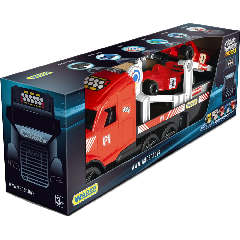 SKADAT Wader Magic Truck Action Formula 1 Lastbil