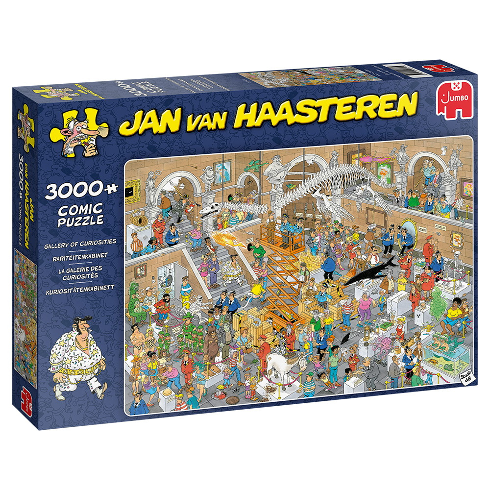 SKADAT Jan van Haasteren Pussel - Gallery of Curiosities 3000 Bitar