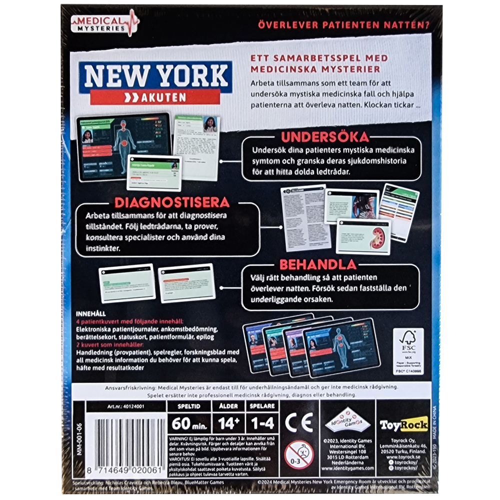 SKADAT Medical Mysteries - New York Akuten (Swe)