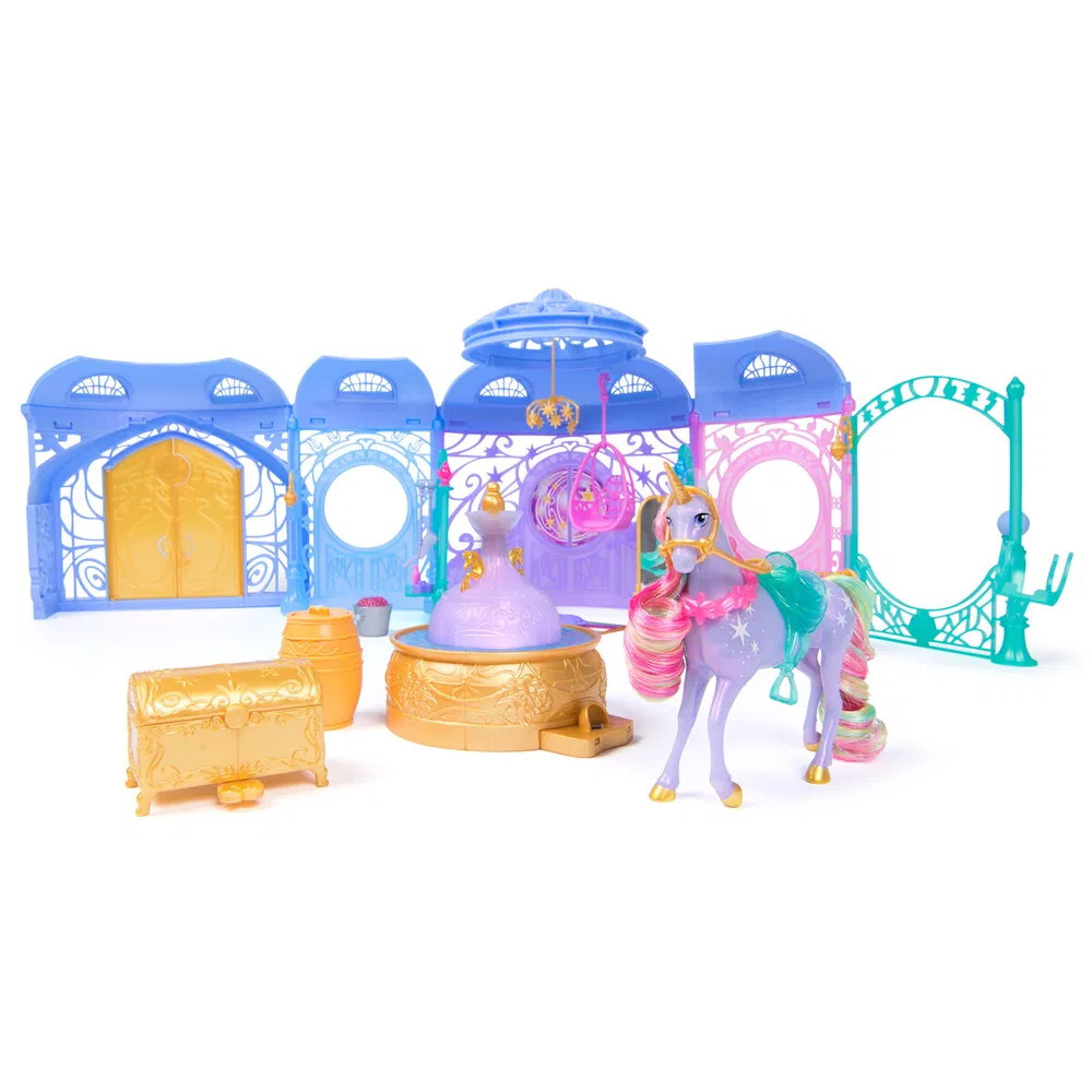SKADAT Unicorn Academy Starglow Fountain & Stable