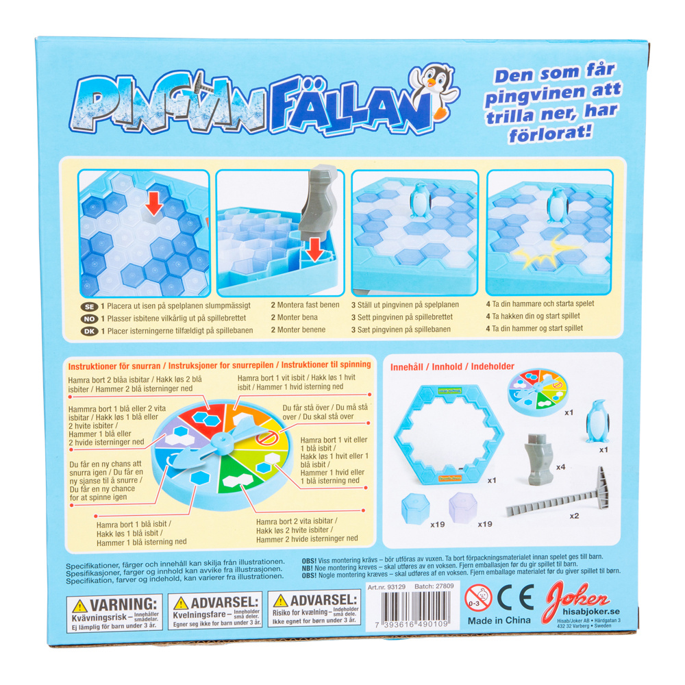 SKADAT Pingvin Fällan