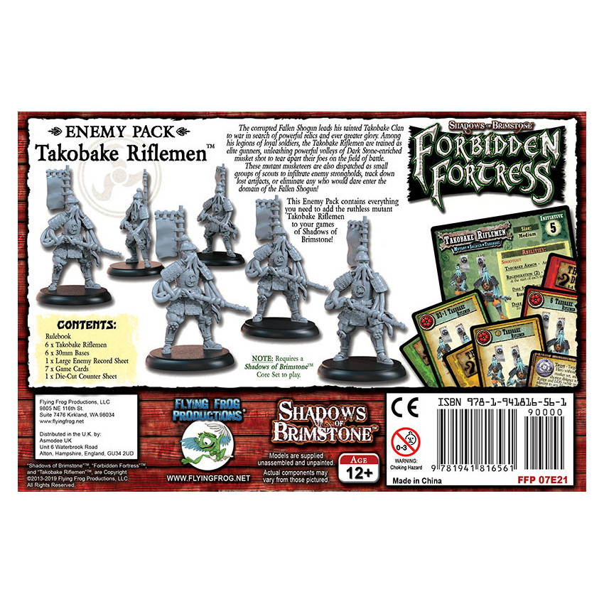 SKADAT Shadows of Brimstone: Forbidden Fortress - Takobake Riflemen (Exp.)