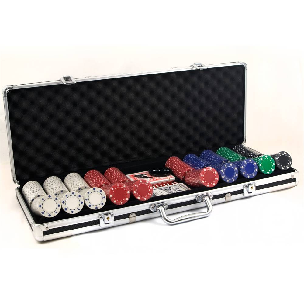 SKADAT Pokerset med 500 Marker