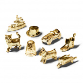 SKADAT Monopoly Mega Gold i Svensk Utgåva SKADAT Monopoly Mega Gold i Svensk Utgåva
