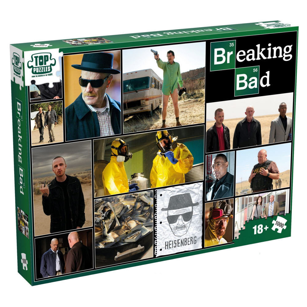 SKADAT Pussel - Breaking Bad Collage 1000 Bitar