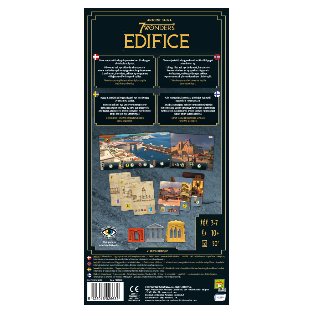 7 Wonders: Edifice (Exp.) (Swe)