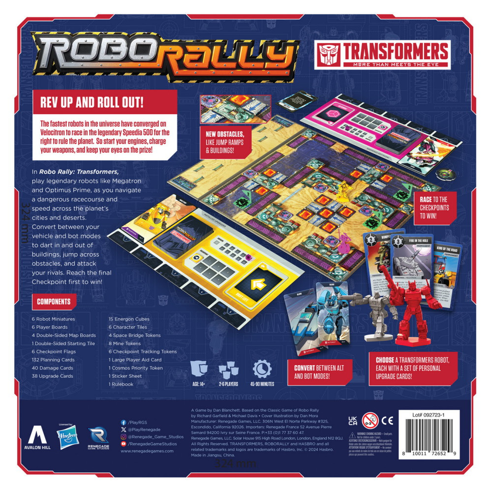 Robo Rally Transformers