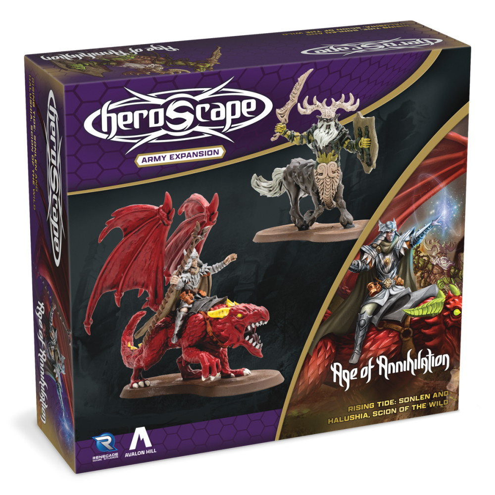 Heroscape: Rising Tide: Sonlen & Halushia, Scion of the Wild Army Expansion
