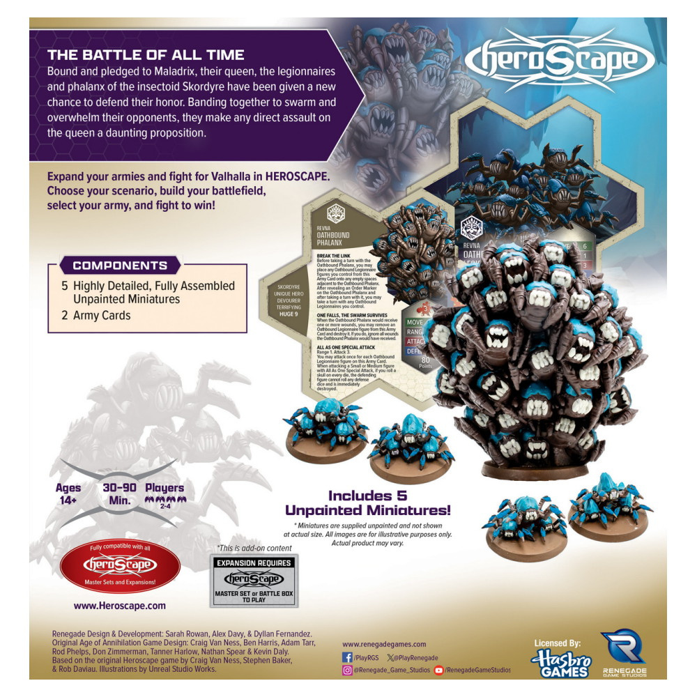 Heroscape: Rising Tide: Oathbound Phalanx & Oathbound Legionnaires Army Expansion