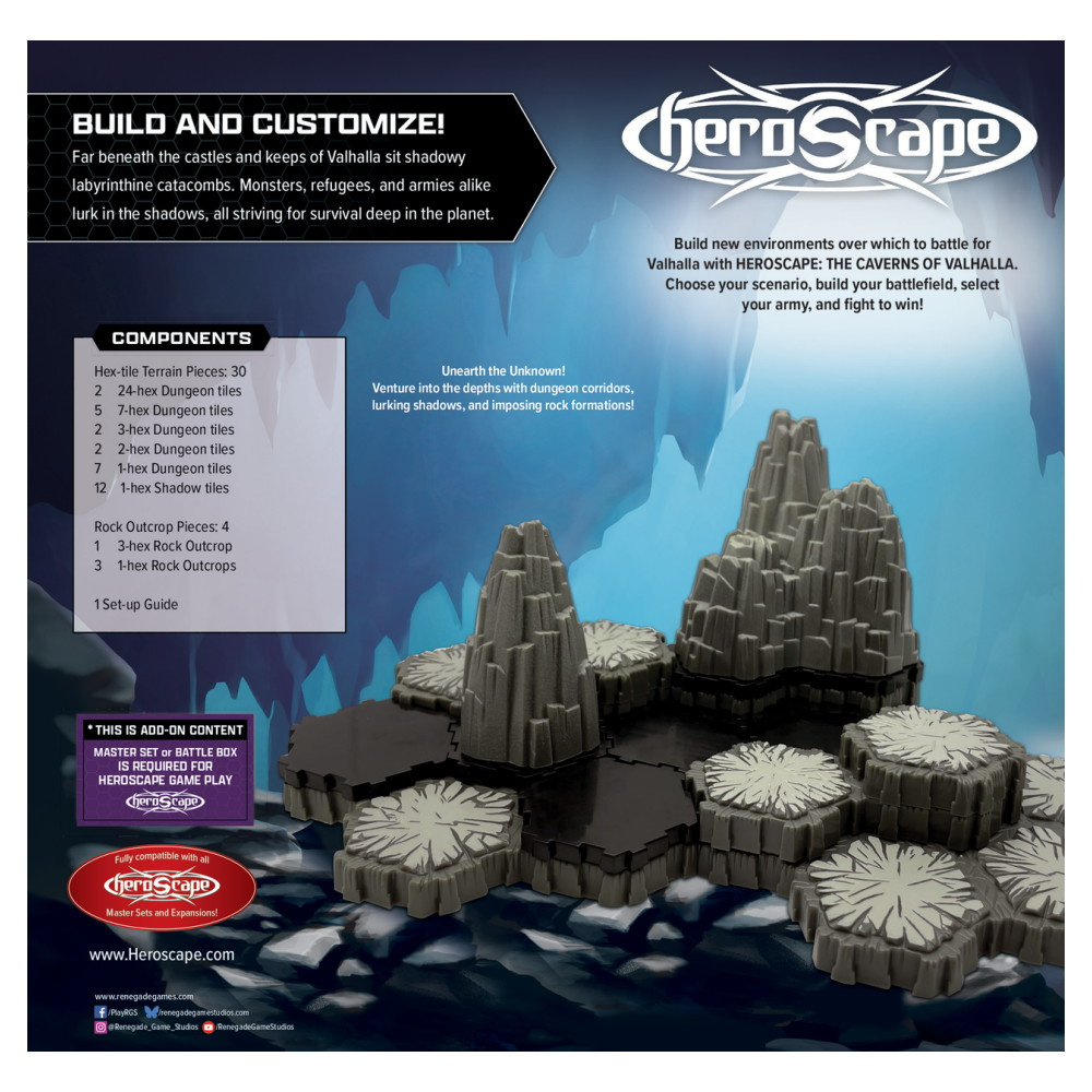 Heroscape: The Caverns of Valhalla Terrain (Exp.)