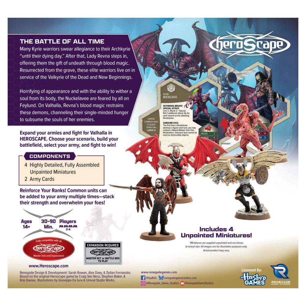 Heroscape: Revenants of Revna & Nuckelavee Common Army Expansion