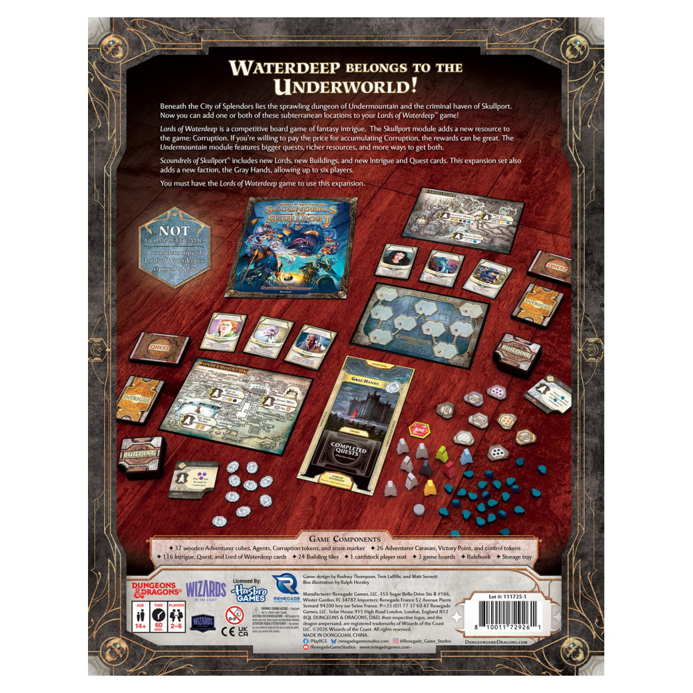 Lords of Waterdeep: Scoundrels of Skullport (Exp.)