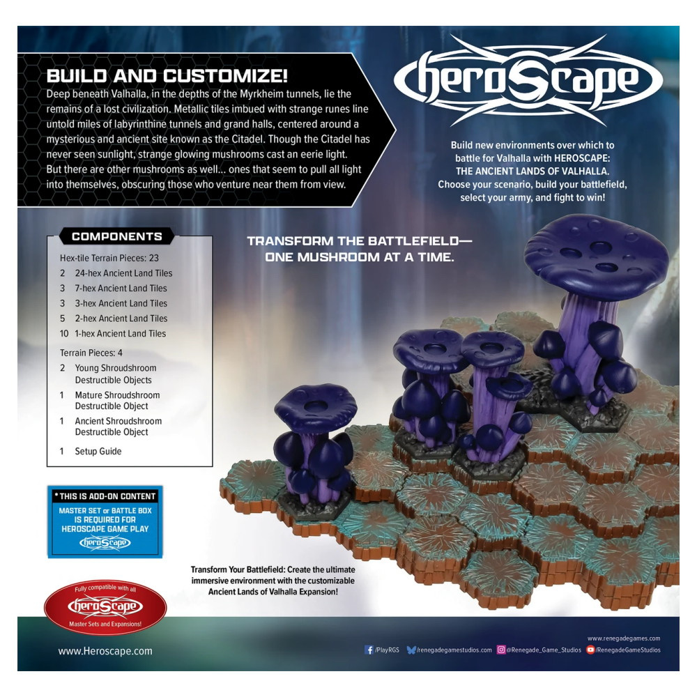 Heroscape: The Ancient Lands of Valhalla Terrain Expansion