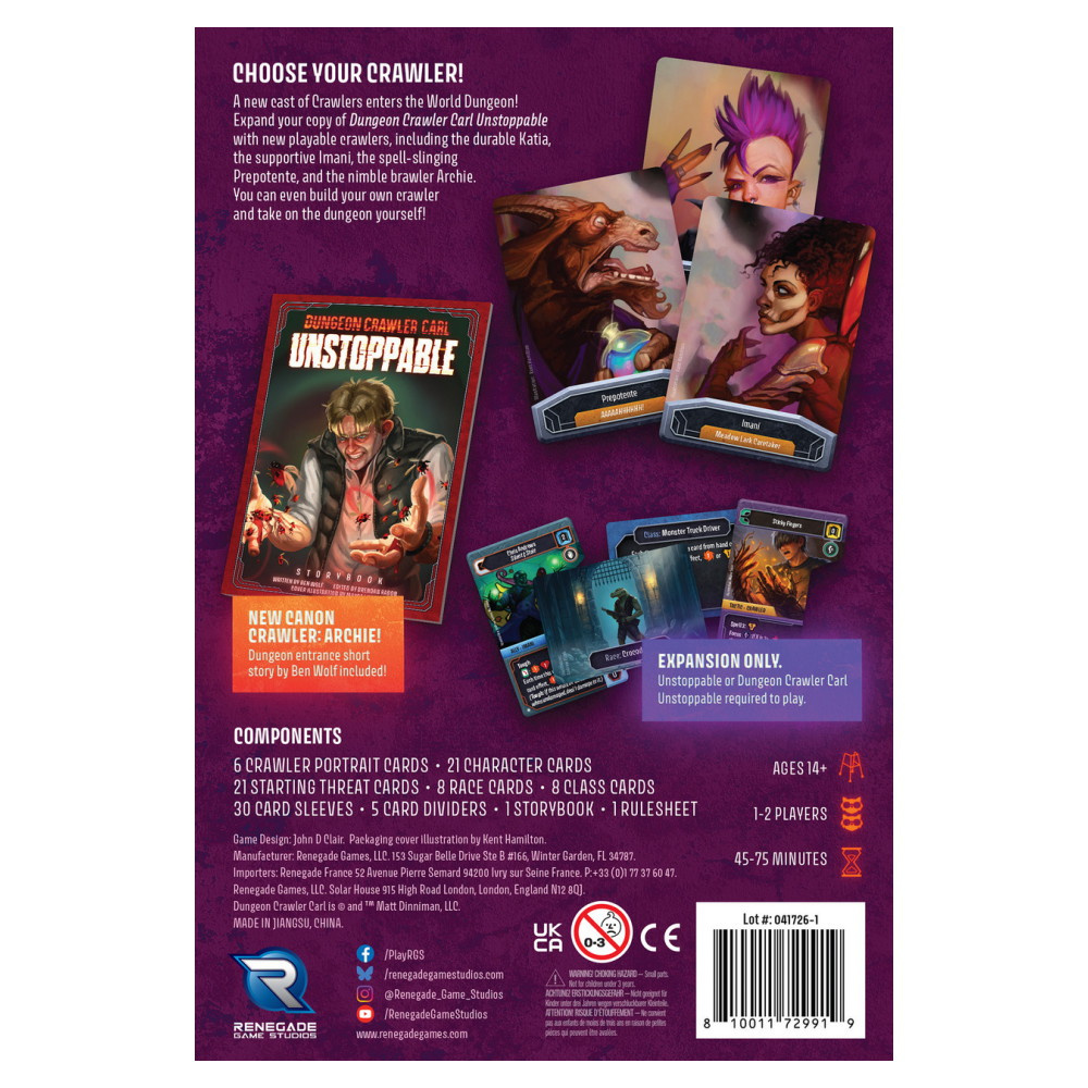 Dungeon Crawler Carl: Unstoppable - Crawler Chaos Expansion
