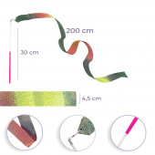 Gymnastikband Mixad färg 2 st Gymnastikband Mixad färg 2 st