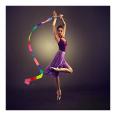 Gymnastikband Flerfärgade 2 st Gymnastikband Flerfärgade 2 st