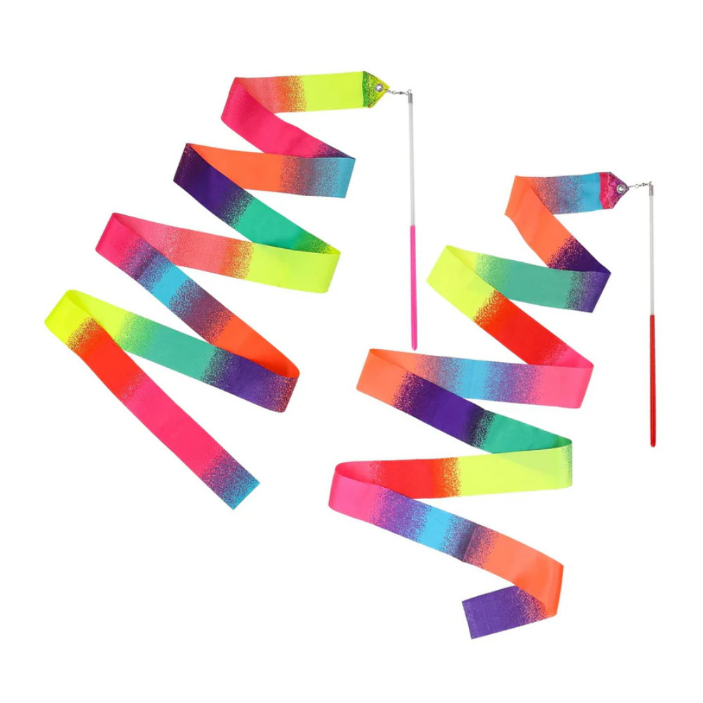 Gymnastikband Flerfärgade 2 st