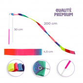 Gymnastikband Flerfärgade 2 st Gymnastikband Flerfärgade 2 st