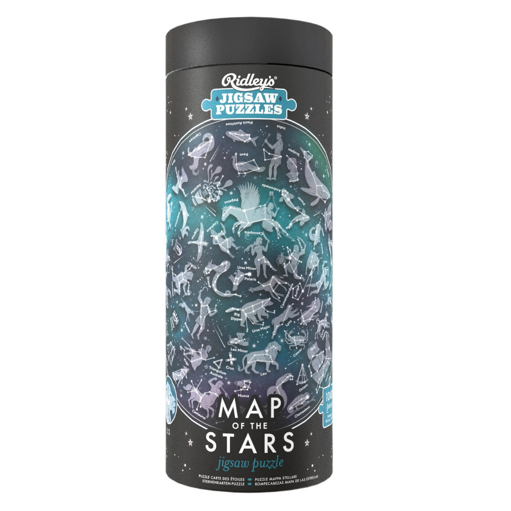 Ridley's Pussel - Map of the Stars 1000 Bitar