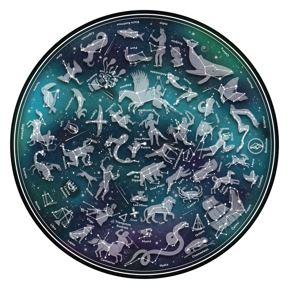 Ridley's Pussel - Map of the Stars 1000 Bitar