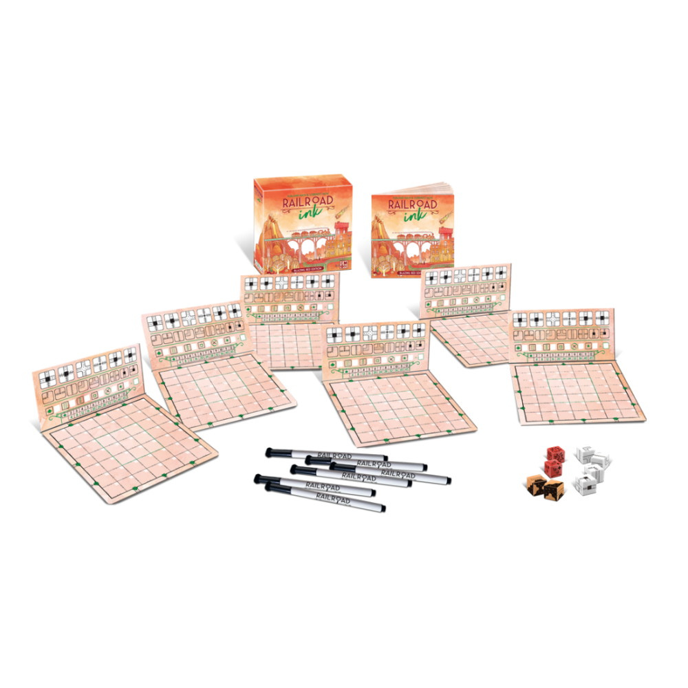 Railroad Ink: Blazing Red Edition (Swe)