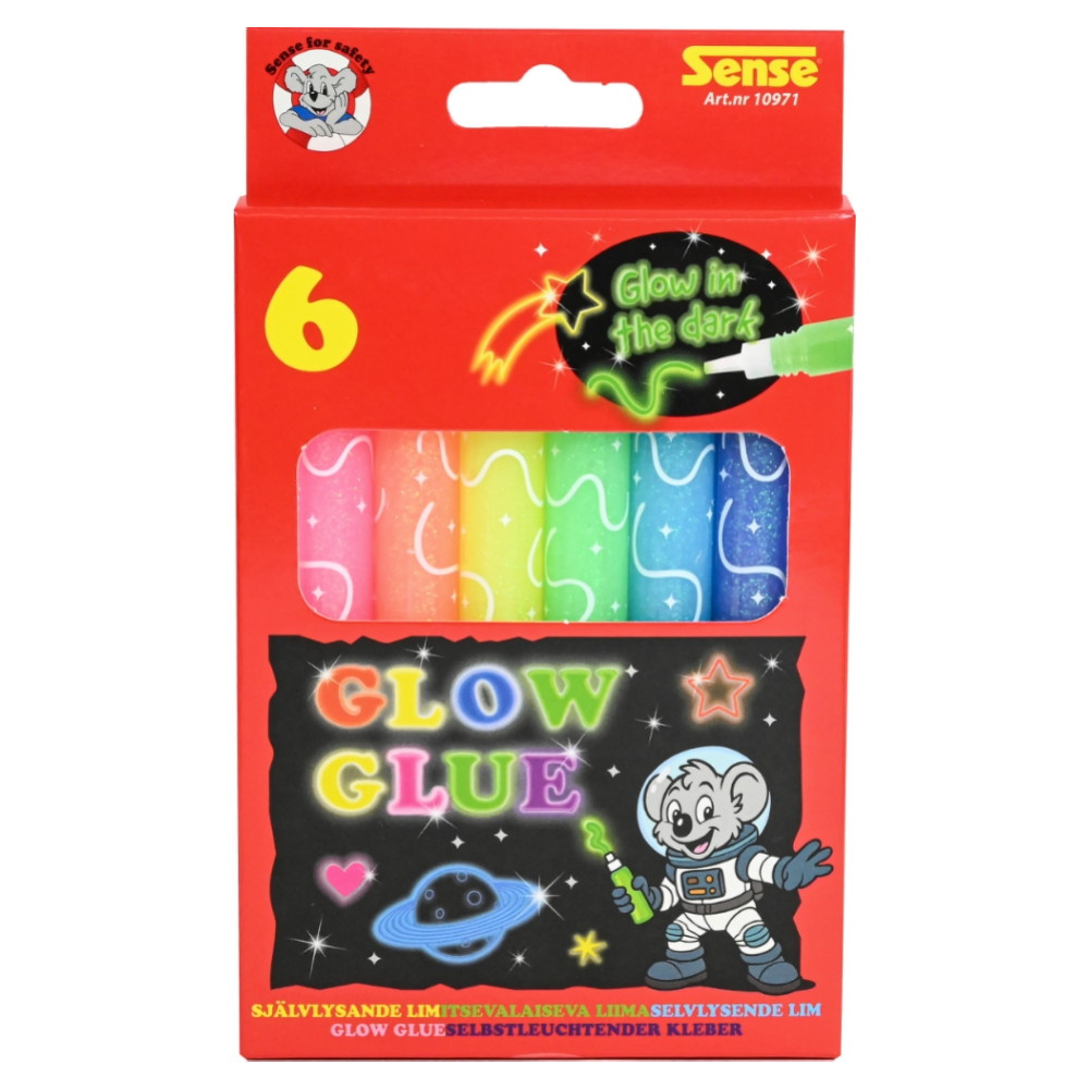 Självlysande Lim 6-Pack