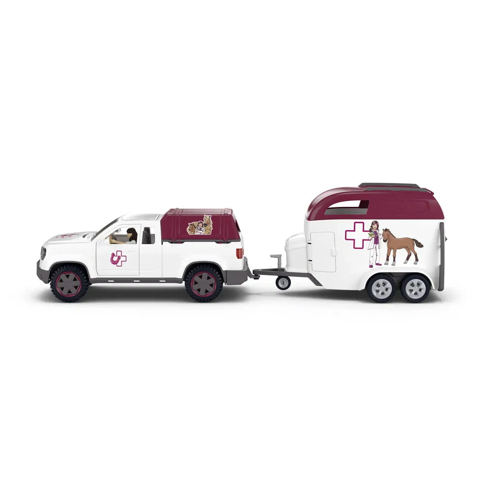 Schleich Mobil Veterinär Med Släp