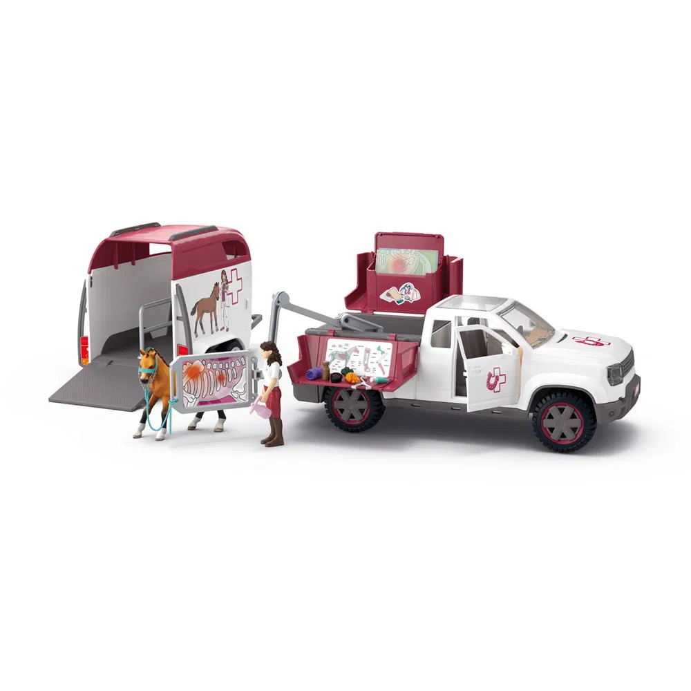 Schleich Mobil Veterinär Med Släp
