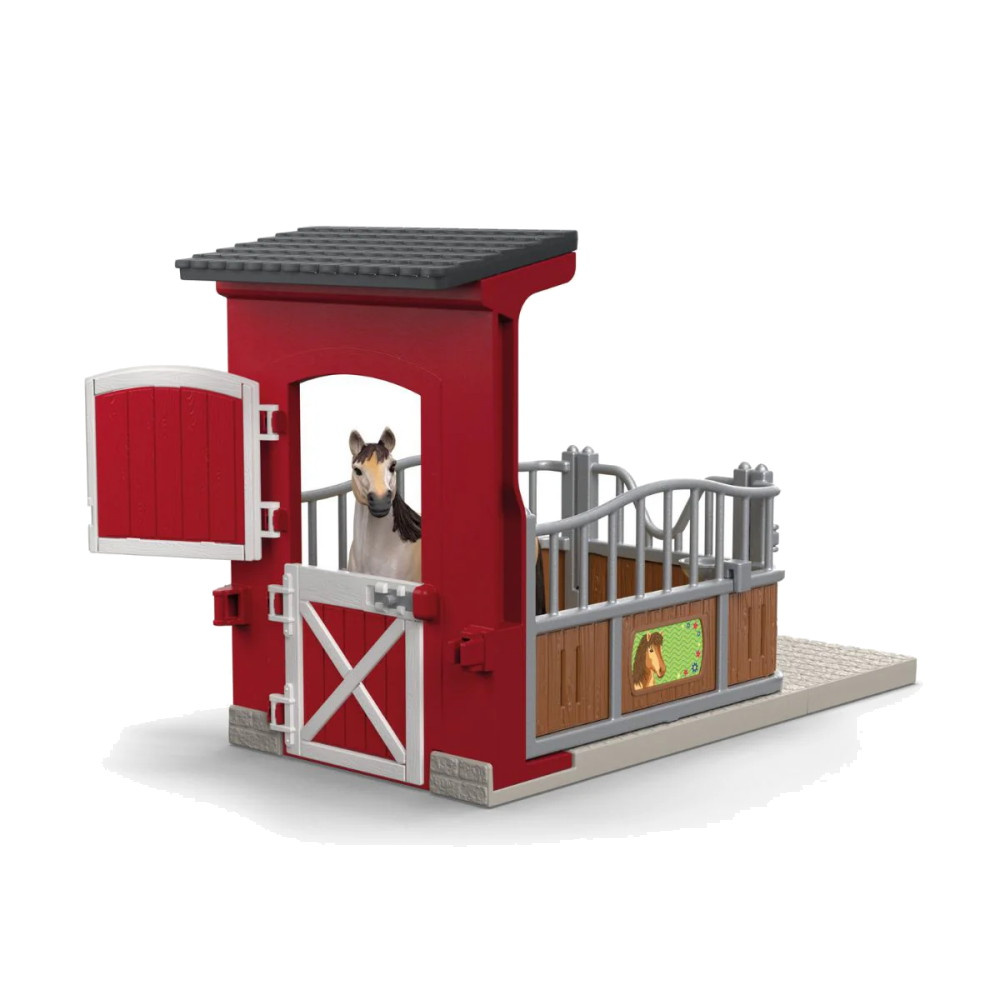 Schleich Ponny box med mustangsto