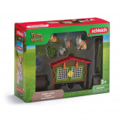 Schleich Kaninbur med 3 kaniner Schleich Kaninbur med 3 kaniner