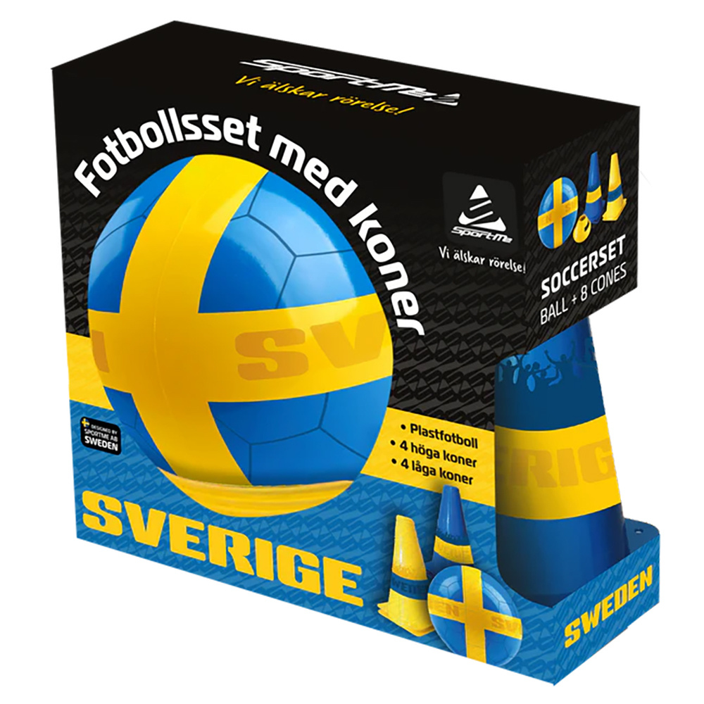 Fotbollsset med koner Swe