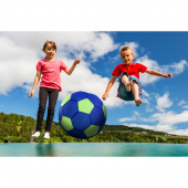 Jättefotboll i Mesh 50 cm - Blå/Grön Jättefotboll i Mesh 50 cm - Blå/Grön