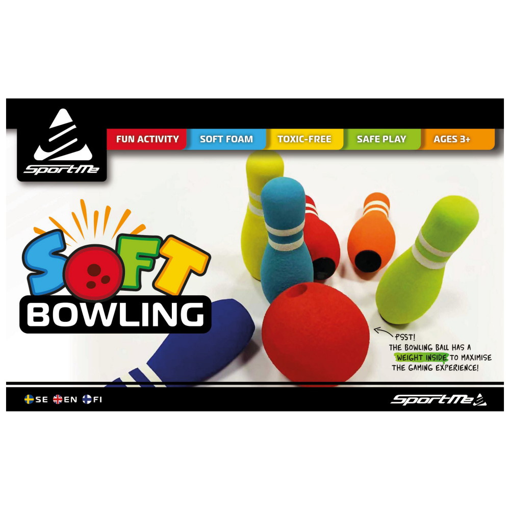 Mjukt bowling set