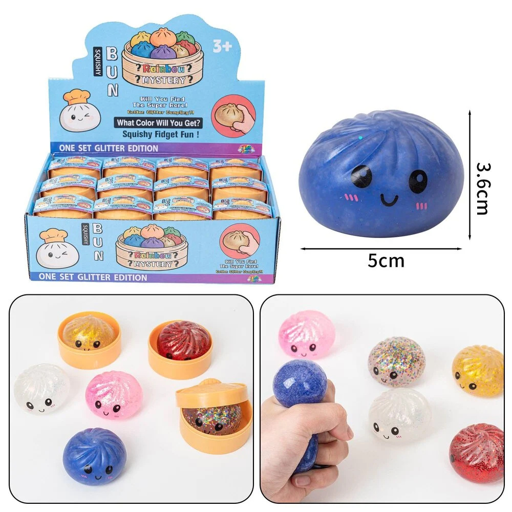 Dumpling Squishy Glitter 5,5 cm