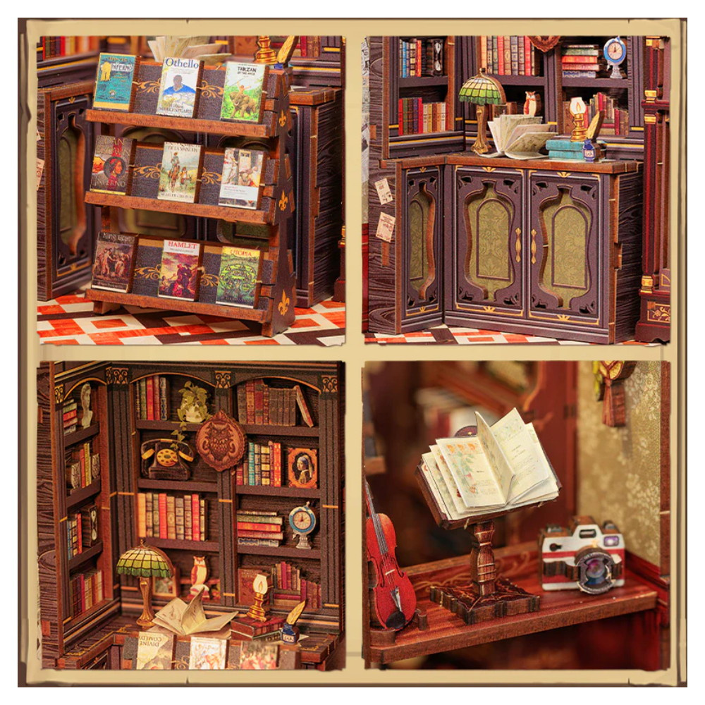 Book Nook Kit - Owl Bookstore