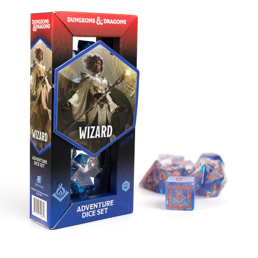 Dungeons & Dragons: Adventure Dice Set - Wizard Blue