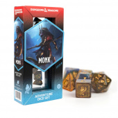 Dungeons & Dragons: Adventure Dice Set - Monk Blue/Gold Dungeons & Dragons: Adventure Dice Set - Monk Blue/Gold