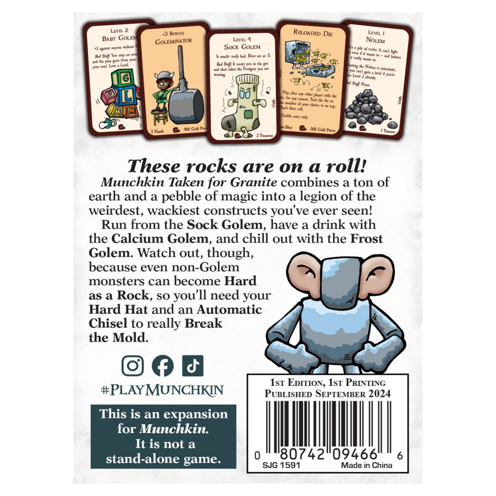 Munchkin: Taken for Granite (Exp.)