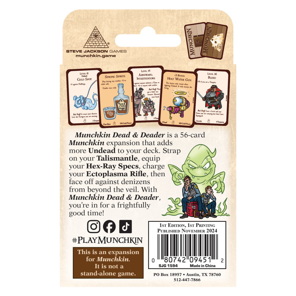 Munchkin: Dead & Deader (Exp.)