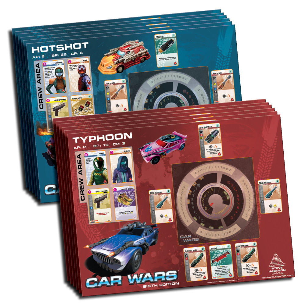Car Wars: Two-Player Starter Set - Blue/Green