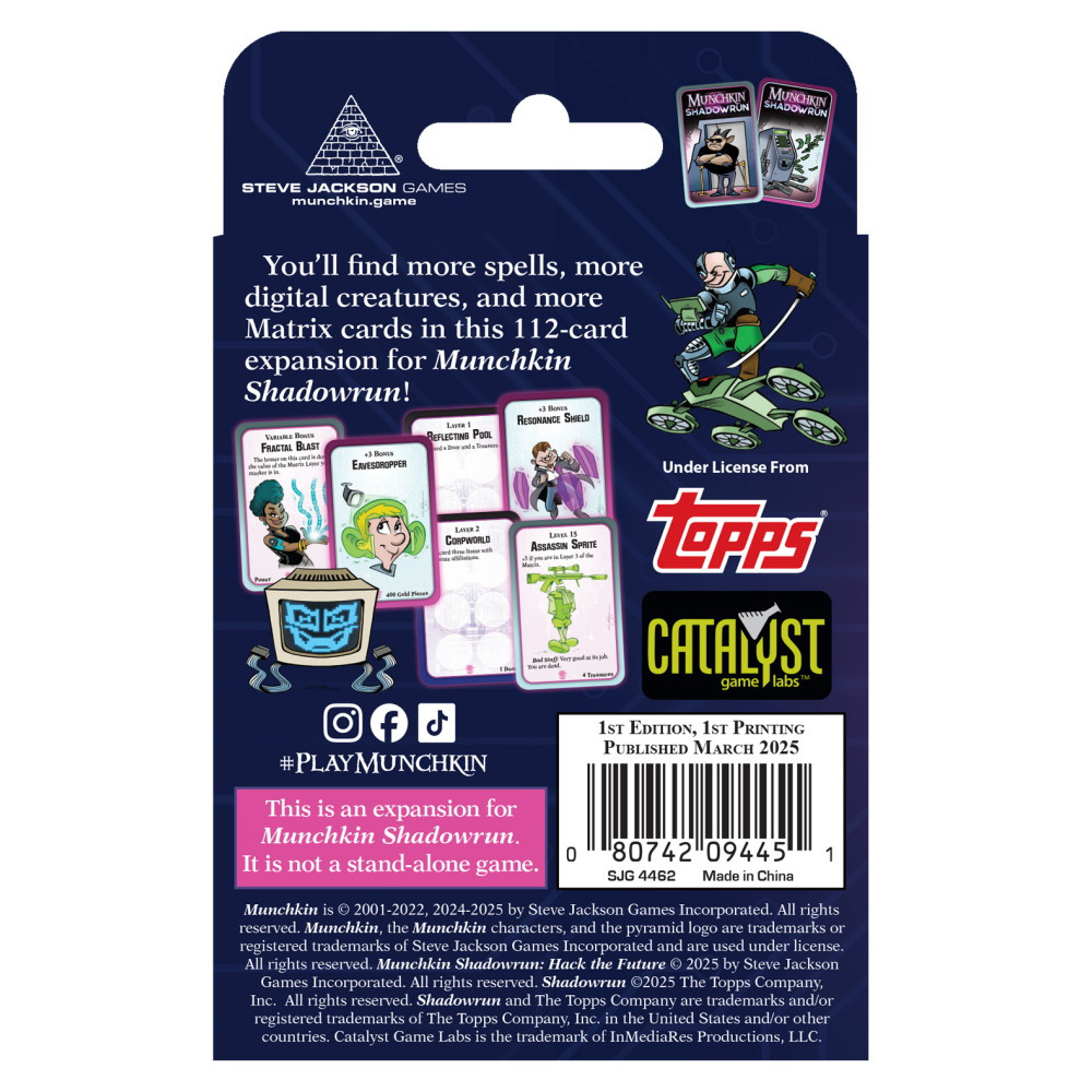 Munchkin Shadowrun: Hack The Future (Exp.)