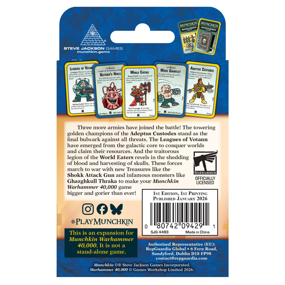 Munchkin Warhammer 40,000: Grudges and Gore (Exp.)