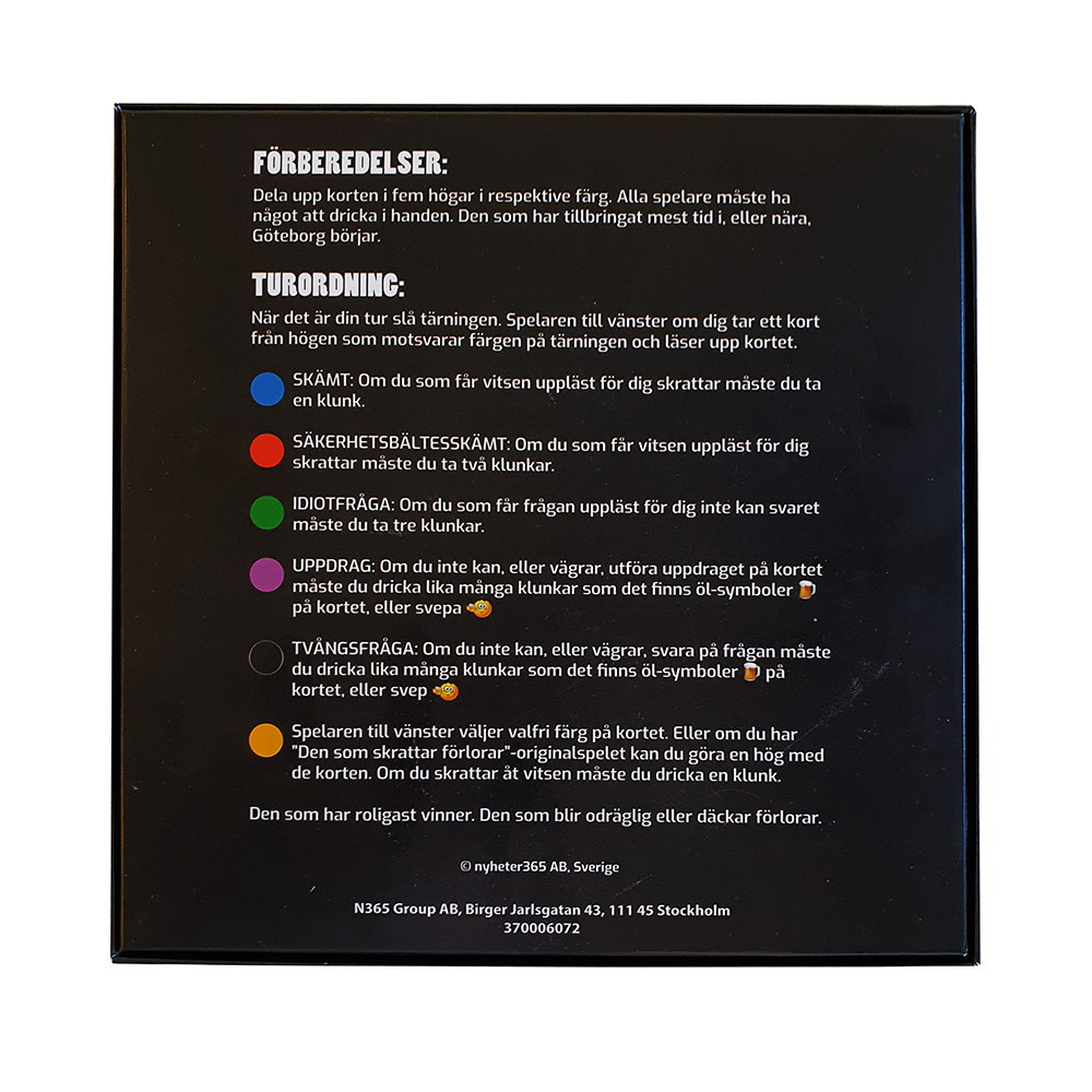 Den som skrattar förlorar - ÖL-SPELET