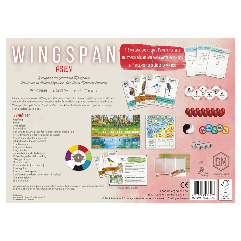 Wingspan: Asien (Swe)