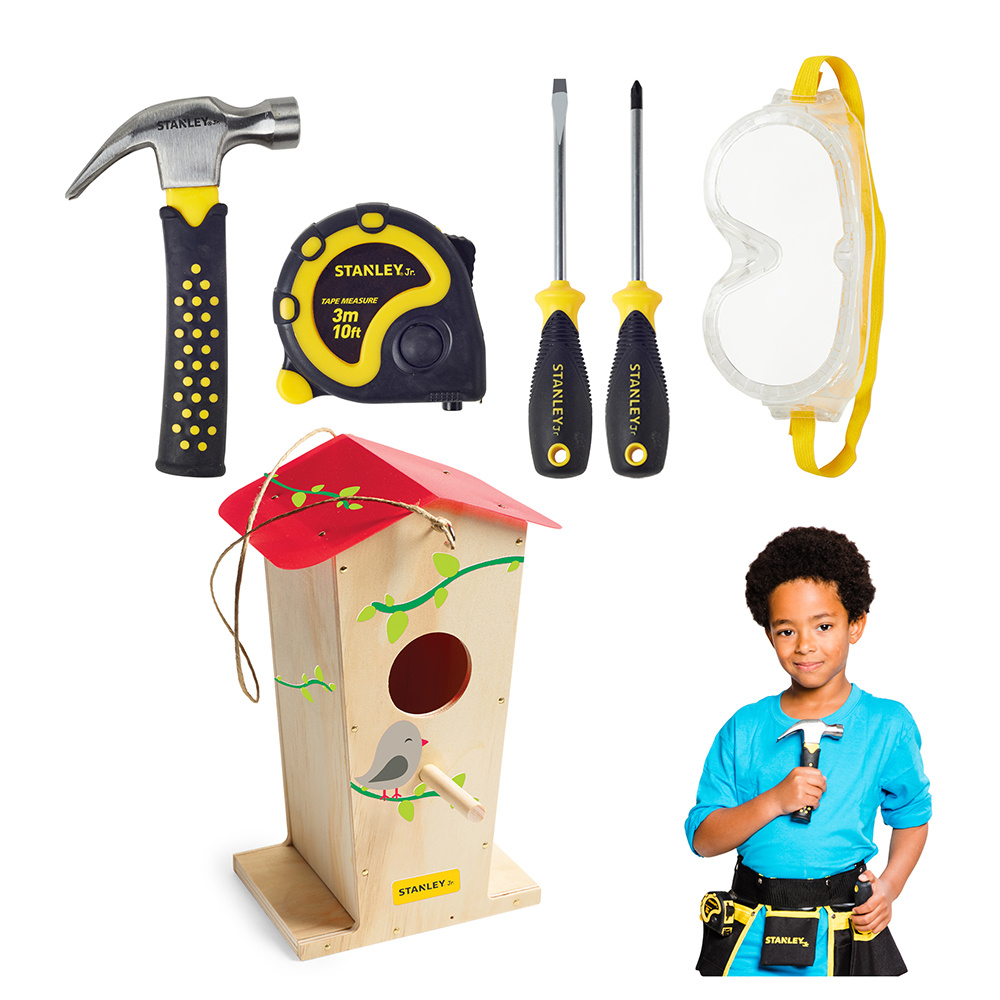 Stanley Jr DIY - Verktygsset och fågelholk