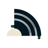 Scalextric 1:32 - Rad 1 Hairpin Curve 90° (2st) Scalextric 1:32 - Rad 1 Hairpin Curve 90° (2st)