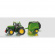 Siku Super - 1665 John Deere Traktor med Balpress