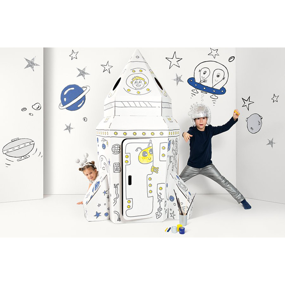 Kartongbyggnad - Rymdskepp