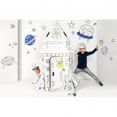 Kartongbyggnad - Rymdskepp Kartongbyggnad - Rymdskepp